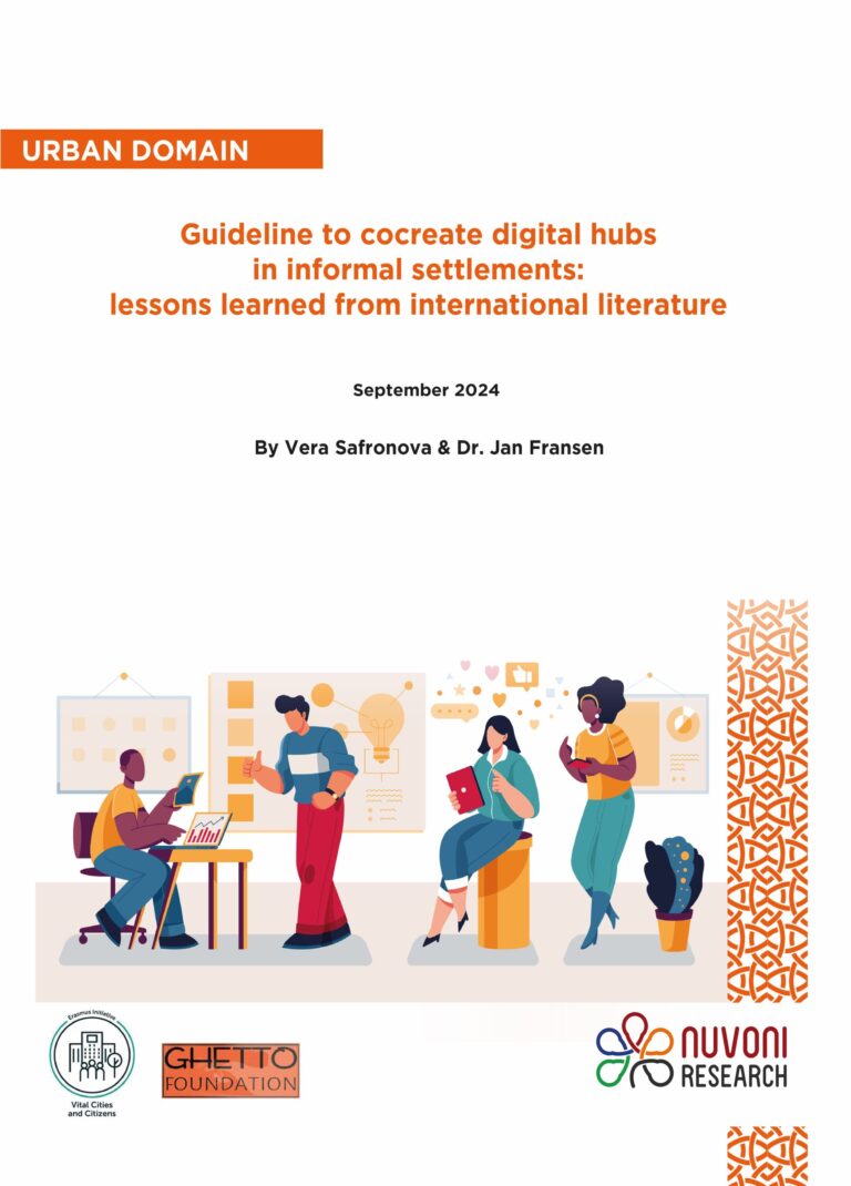 Guideline to co-create digital hubs in informal settlements: Lessons Learned from International Literature